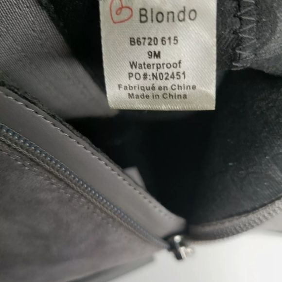 Blondo Sydney Waterproof women's gray ankle boots - Picture 9 of 12